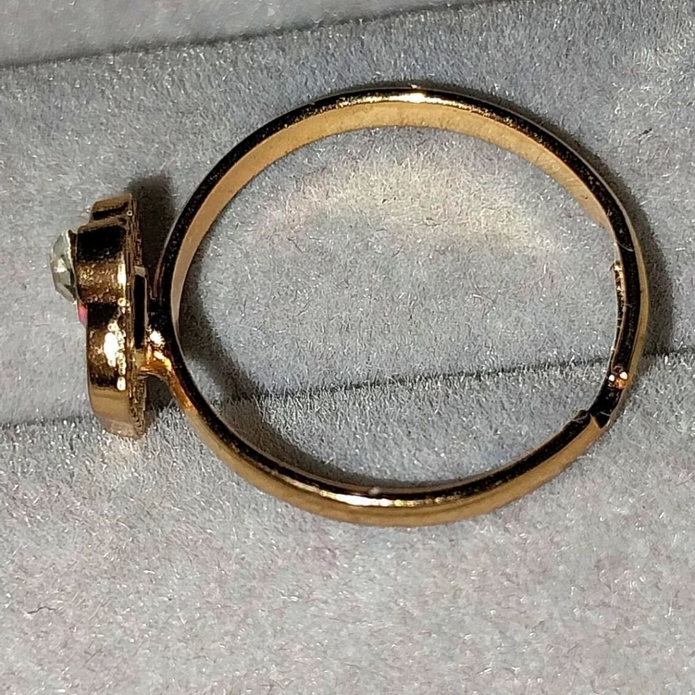 Super cute girls jeweled adjustable ring - Picture 2 of 4